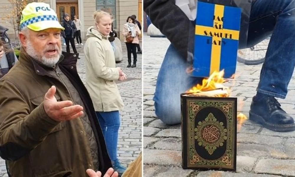 Σουηδία: Αντιϊσλαμική συγκέντρωση μετά τον αποκεφαλισμό στην Γαλλία (ΒΙΝΤΕΟ)